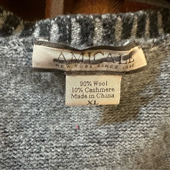 Amicale Men’s Wool & Cashmere-Blend Sweater reg $395 - Picture 3 of 4